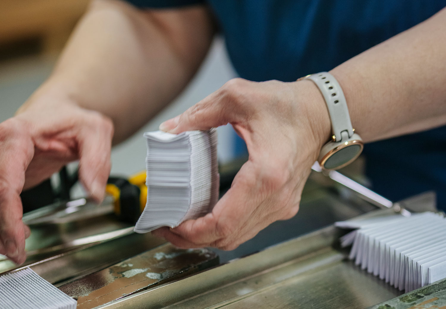 Weiterverarbeitung und Falzen