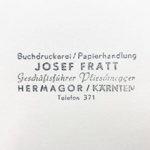 Buchdruckerei Stempel Fratt