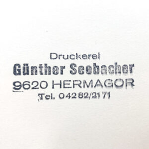 Druckerei Seebacher