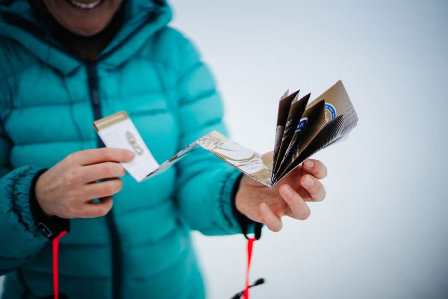 perfect small folding for skiing